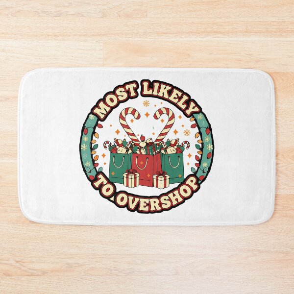 Item preview, most likely to overshop funny christmas meme designed and sold by ArtDesignTp.