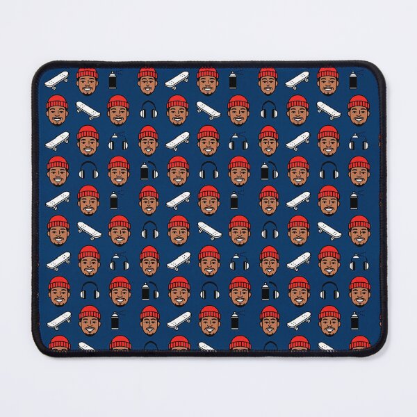 Item preview, Urban Skater Boy Pattern - Red Beanie Style designed and sold by edstorebeaches.