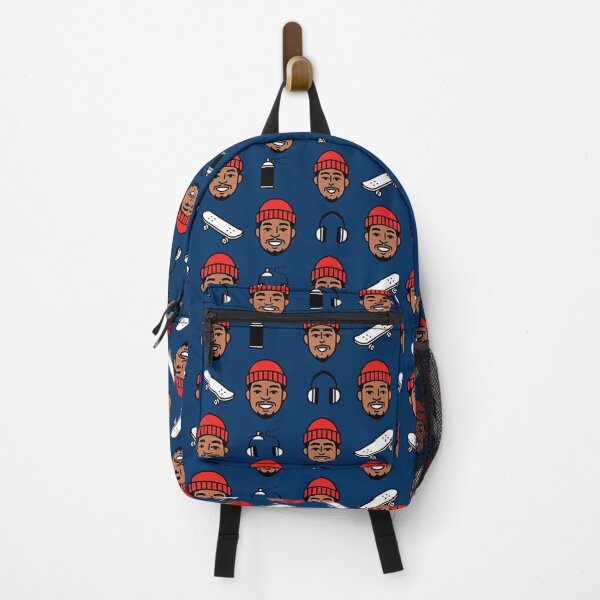 Item preview, Urban Skater Boy Pattern - Red Beanie Style designed and sold by edstorebeaches.