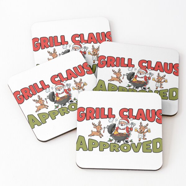 Item preview, funny santa grill claus christmas bbq humor designed and sold by ArtDesignTp.