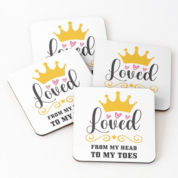 Item preview, Loved From My Head To My Toes - Cute Baby Newborn Nursery Gift designed and sold by FuzionRaptor.