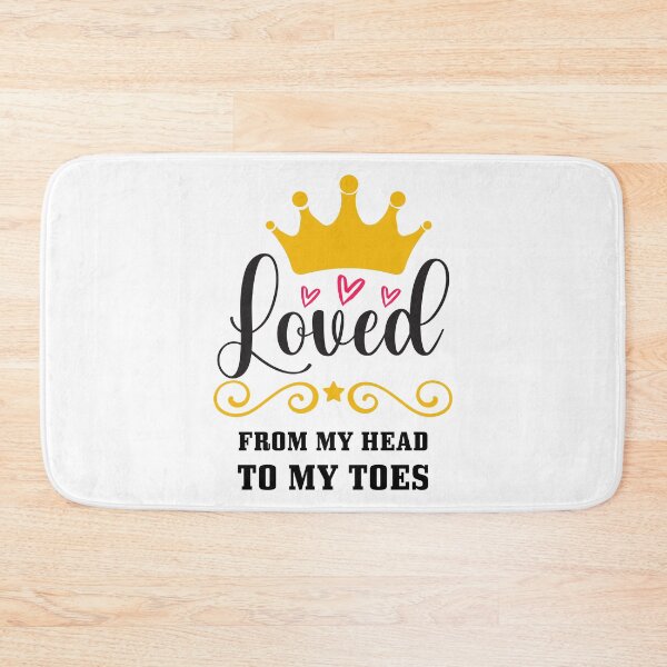 Item preview, Loved From My Head To My Toes - Cute Baby Newborn Nursery Gift designed and sold by FuzionRaptor.