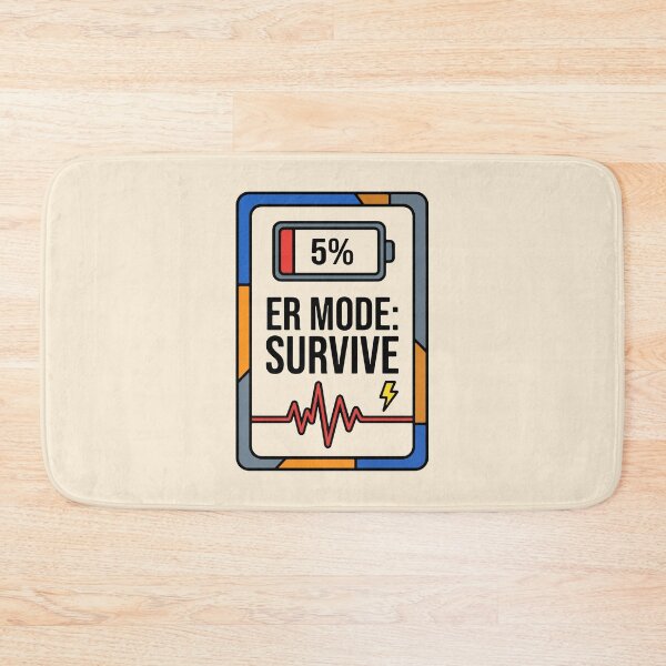 Item preview, ER Mode Survive Funny Trauma Nurse Gift for Emergency Staff Gift Design designed and sold by Dantin.