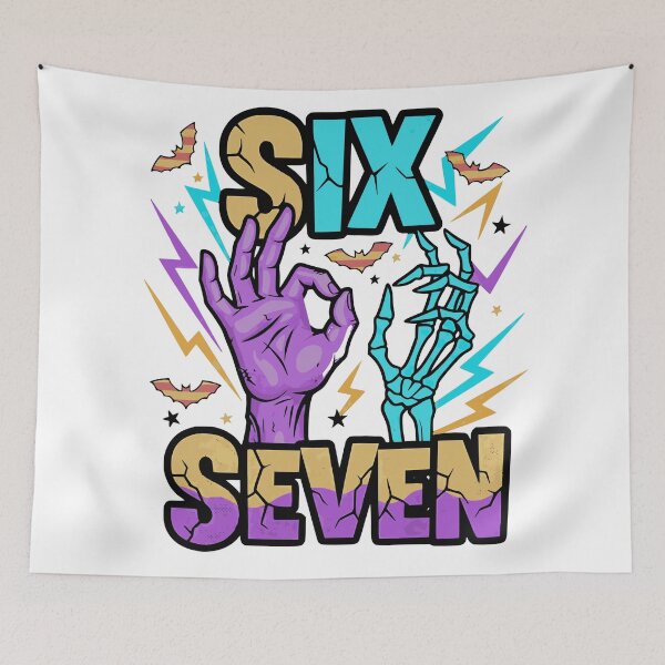 Item preview, spooky 67 skeleton hands witch halloween humor designed and sold by ArtDesignTp.