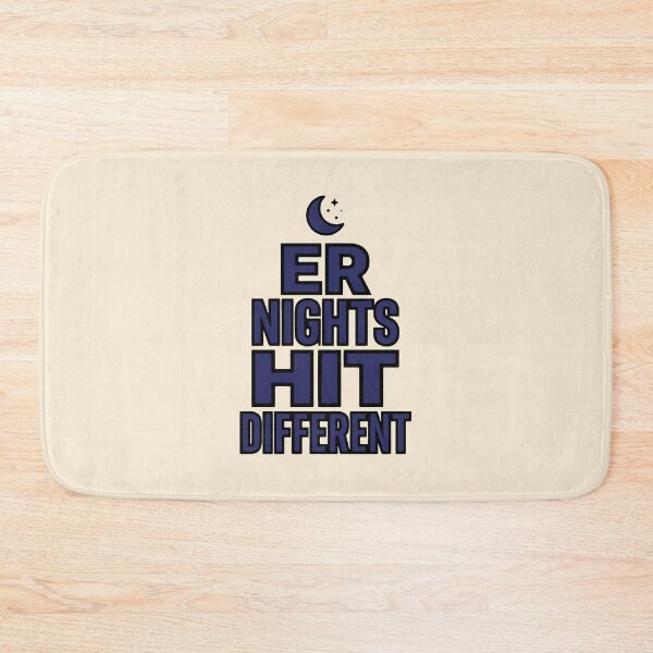 Item preview, ER Nights Hit Different Funny Night Shift Nurse Gift Design designed and sold by Dantin.