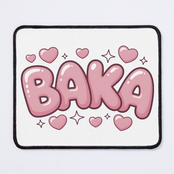 Item preview, Kawaii Baka Pink Bubble Letters designed and sold by Everdreeam.