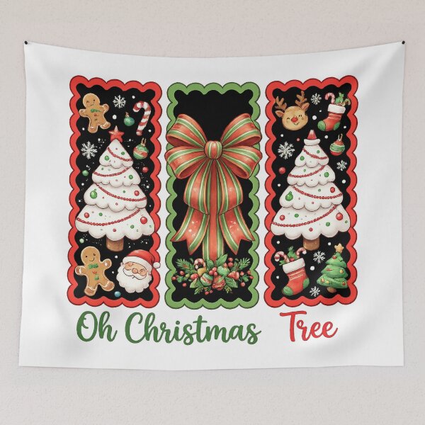 Item preview, cute coquette christmas tree cake retro holiday humor designed and sold by ArtDesignTp.