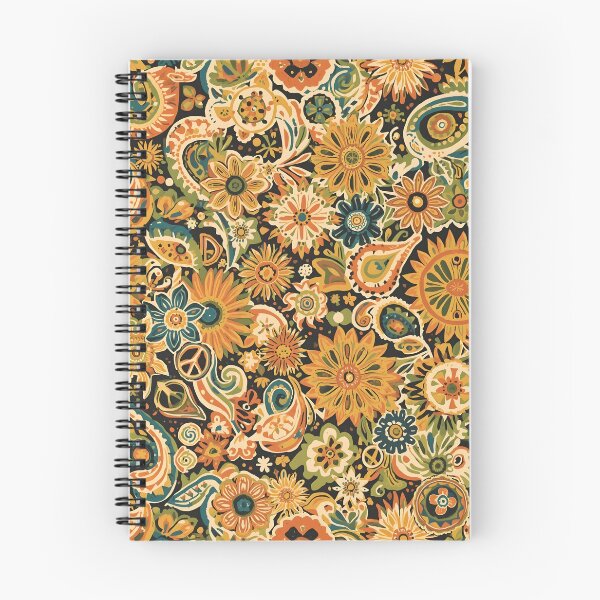 Item preview, Vintage Organic Paisley Abstract Retro Fashion Print designed and sold by NK-Studios .
