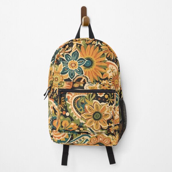 Item preview, Vintage Organic Paisley Abstract Retro Fashion Print designed and sold by NK-Studios .