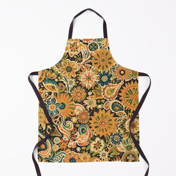 Item preview, Vintage Organic Paisley Abstract Retro Fashion Print designed and sold by NK-Studios .