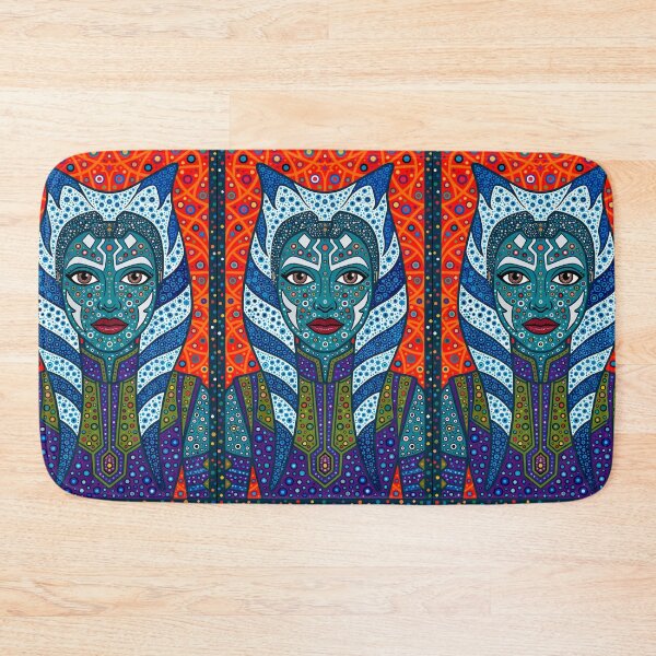 Item preview, Ahsoka Tano — Star Wars Dotwork Pop Art | Pointillist Cosmic Portrait designed and sold by  Ojo de Lilith.