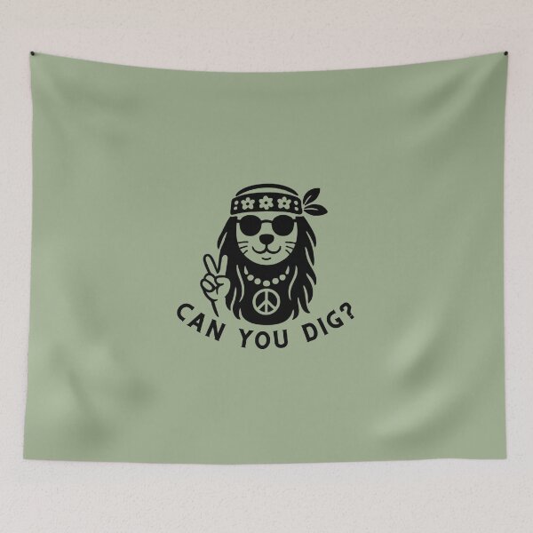 Item preview, Can You Dig Hippie Dog designed and sold by HYPNK.