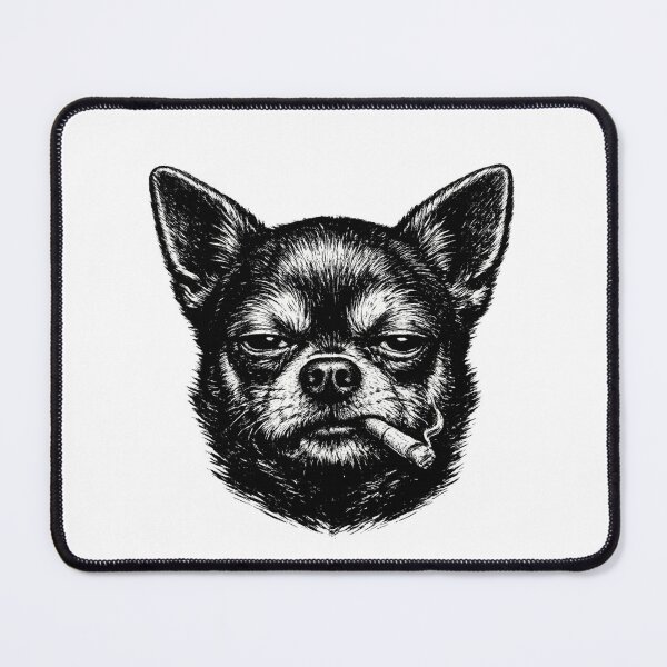 Item preview, Smoking Chihuahua, Vintage Y2K Grunge Dog Graphic Funny designed and sold by faridman.