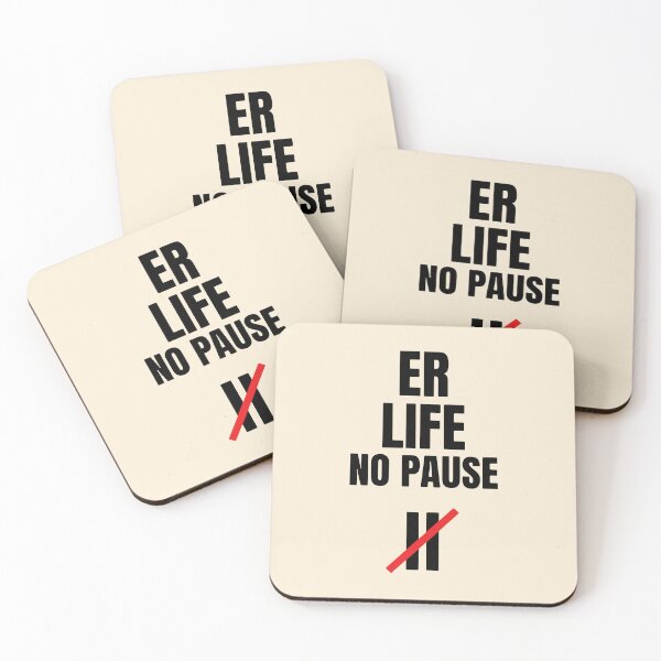 Item preview, ER Life No Pause Sarcastic Nurse Life Gift for ER Staff Gift Design designed and sold by Dantin.