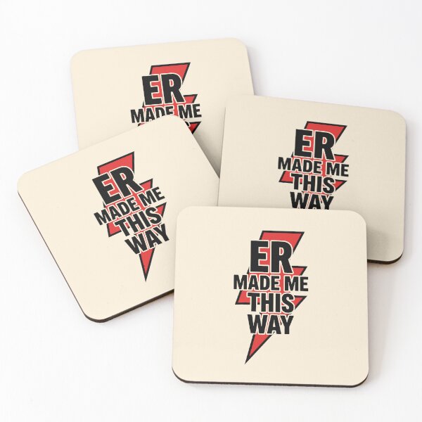Item preview, ER Made Me This Way Funny Trauma Nurse Gift for Sarcastic Nurses Gift Design designed and sold by Dantin.