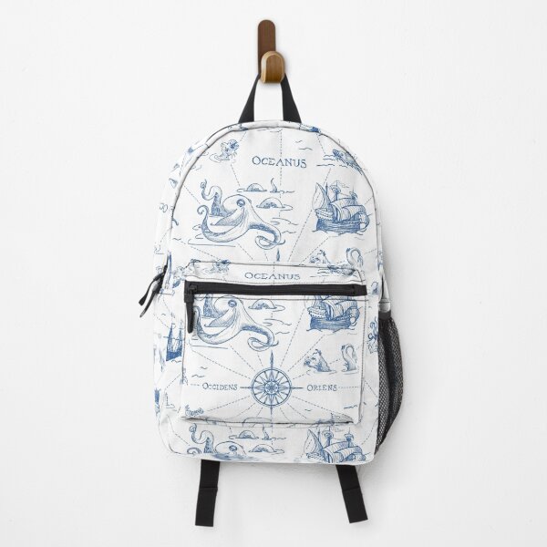 Item preview, Sailor, beware! Navy sea monsters map designed and sold by kobyakov.