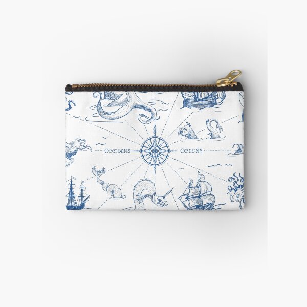 Item preview, Sailor, beware! Navy sea monsters map designed and sold by kobyakov.