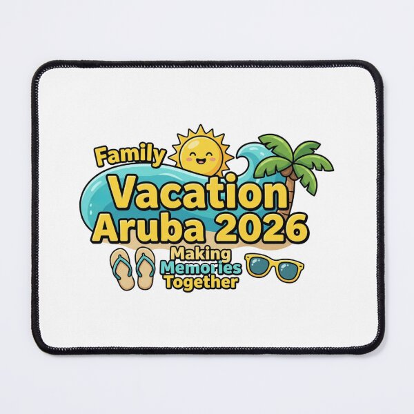 Item preview, aruba tropical family vacation 2026 beach trip designed and sold by ArtDesignTp.