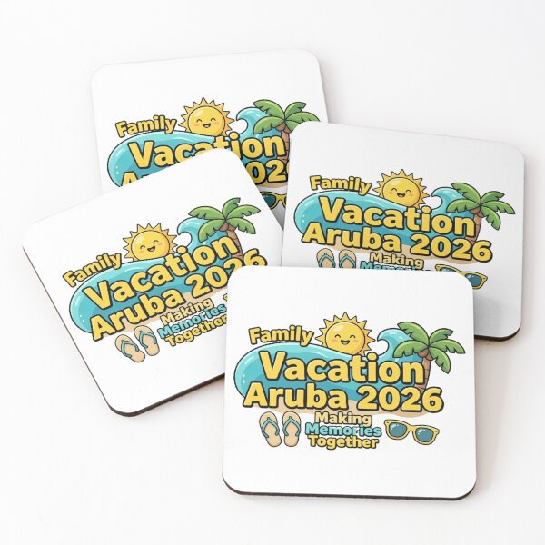 Item preview, aruba tropical family vacation 2026 beach trip designed and sold by ArtDesignTp.