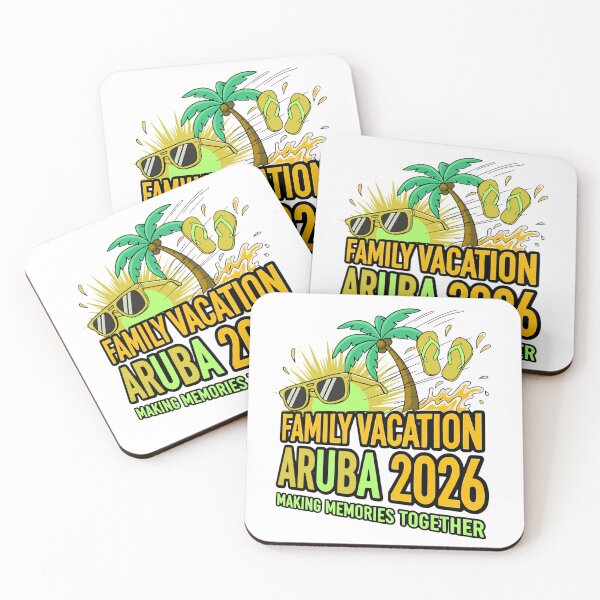 Item preview, matching aruba family vacation 2026 tropical art designed and sold by ArtDesignTp.