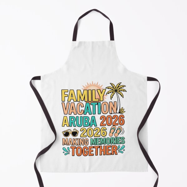 Item preview, tropical aruba family trip 2026 beach vacation art designed and sold by ArtDesignTp.