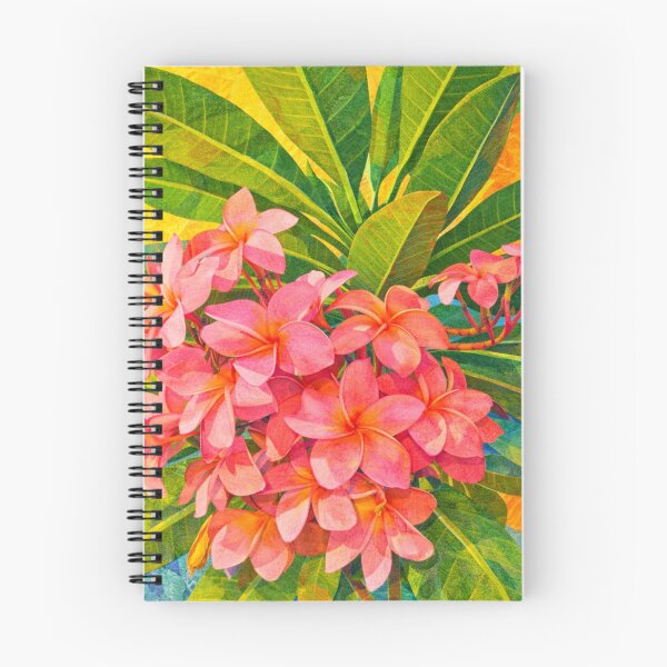 Item preview, Plumeria, Papercut Collage Childrens Book Illustration, designed and sold by SWSandraWechner.