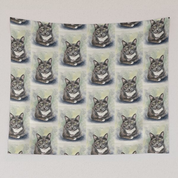 Item preview, Grey Tom Cat designed and sold by AutuminaArt.
