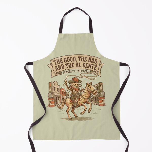 Item preview, The Good The Bad and The Al Dente Spaghetti Western Funny Pasta Cowboy designed and sold by Milasneeze.