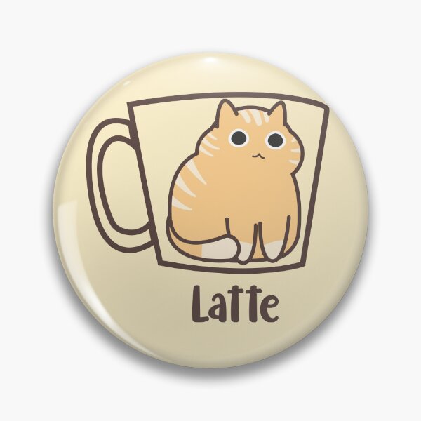 Item preview, Cafe Latte kawaii kitten designed and sold by StellarBees.
