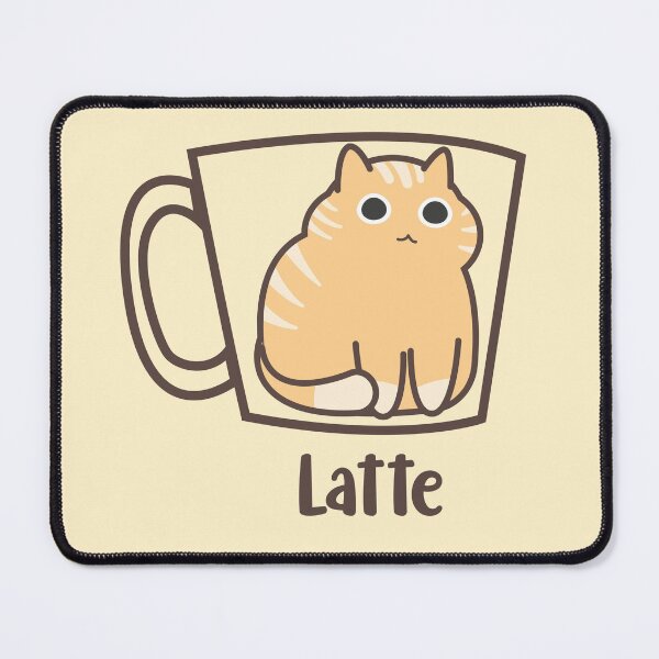 Item preview, Cafe Latte kawaii kitten designed and sold by StellarBees.