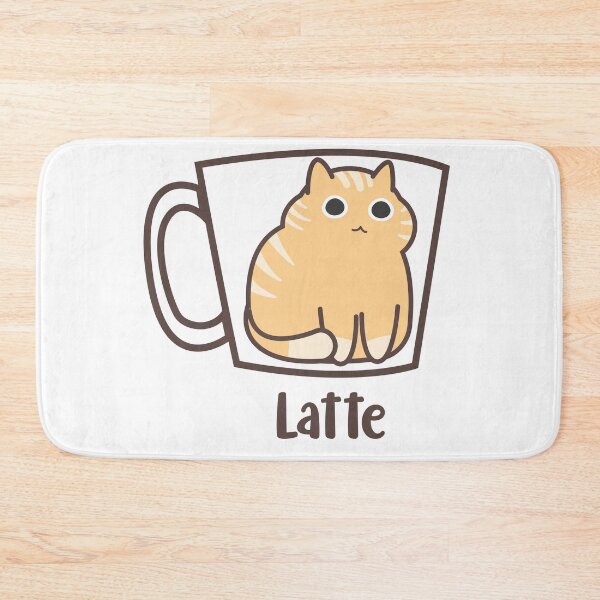 Item preview, Cafe Latte kawaii kitten designed and sold by StellarBees.