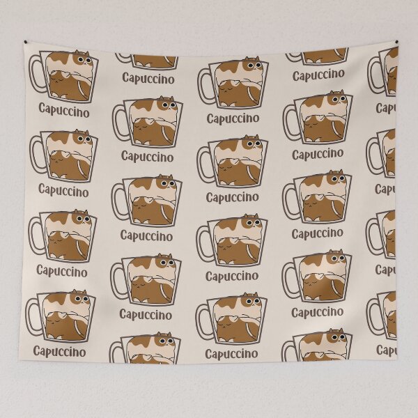 Item preview, Kawaii kitten cappuccino coffee designed and sold by StellarBees.