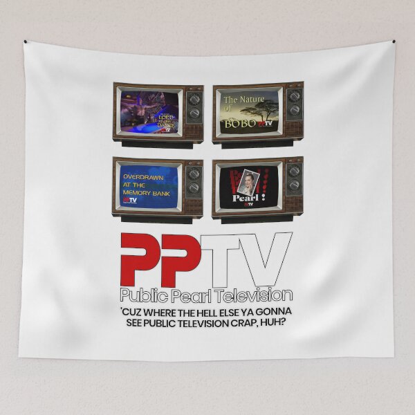 Item preview, Public Pearl Television designed and sold by Concerto Apparel.