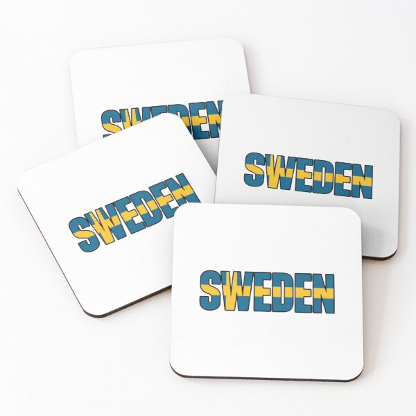 Item preview, Sweden text flag design designed and sold by Elly777.