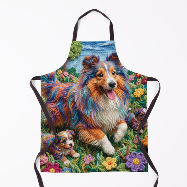 Item preview, Yarn Sheltie Mom and Yarn Puppies designed and sold by Tridentulus.