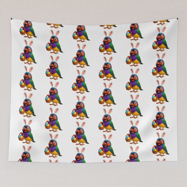 Item preview, Easter Gouldian Finch designed and sold by Sillytoe.