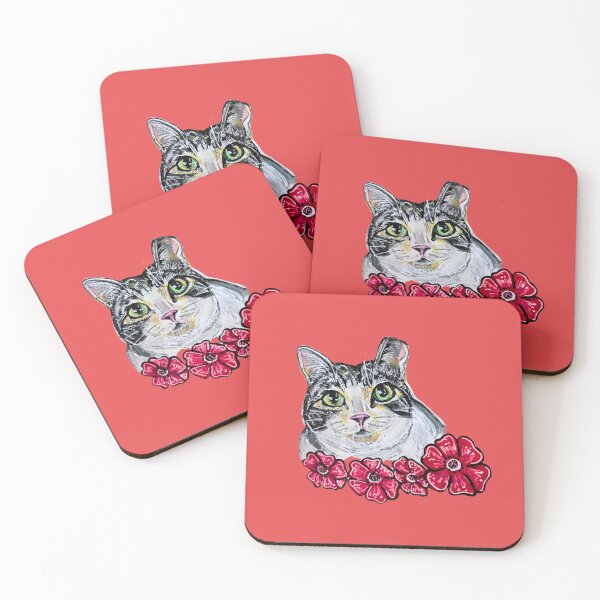 Item preview, Loki Cat Pet Portrait designed and sold by Ruby Tiger Creations.
