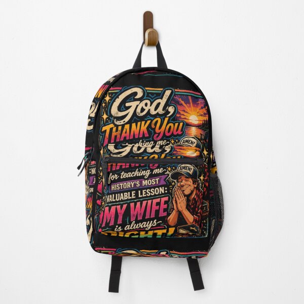 Item preview, God Taught Me My Wife Is Right designed and sold by Junior-Design.