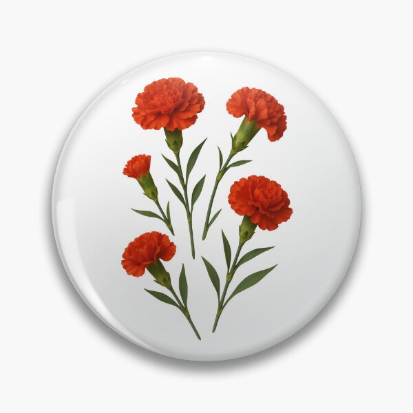Item preview, Royal Red Carnation Bunch of Flowers Bouquet 2 Shapes Mania designed and sold by Shapes-Mania.