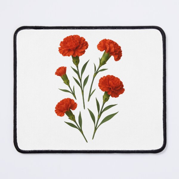 Item preview, Royal Red Carnation Bunch of Flowers Bouquet 2 Shapes Mania designed and sold by Shapes-Mania.
