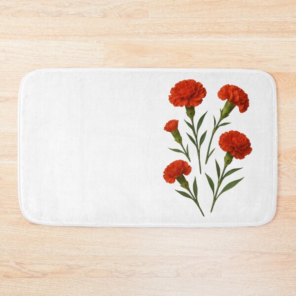Item preview, Royal Red Carnation Bunch of Flowers Bouquet 2 Shapes Mania designed and sold by Shapes-Mania.