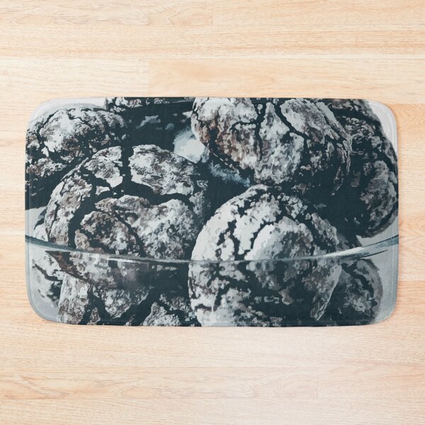 Item preview, Chocolate Crinkle Cookies in Glass Bowl designed and sold by Arturo Daniel Garcia Palomo.