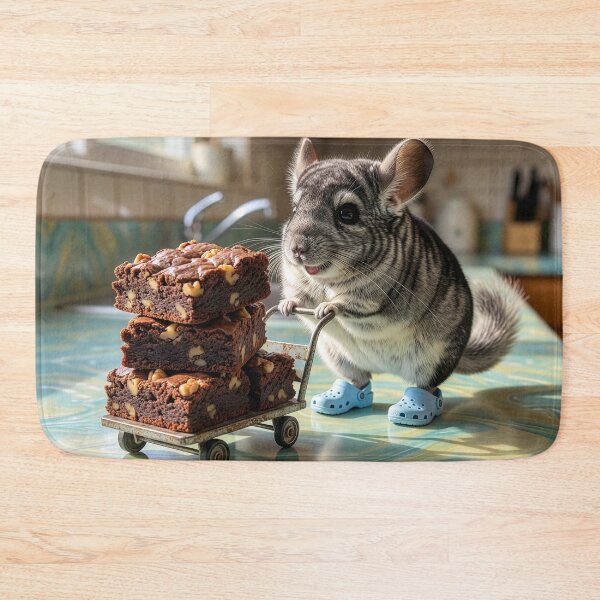 Item preview, Chinchilla Makes Off With Brownies designed and sold by Tridentulus.