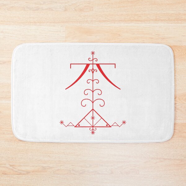 Item preview, Ogou Feray vèvè (red) designed and sold by Milokan  Designs.