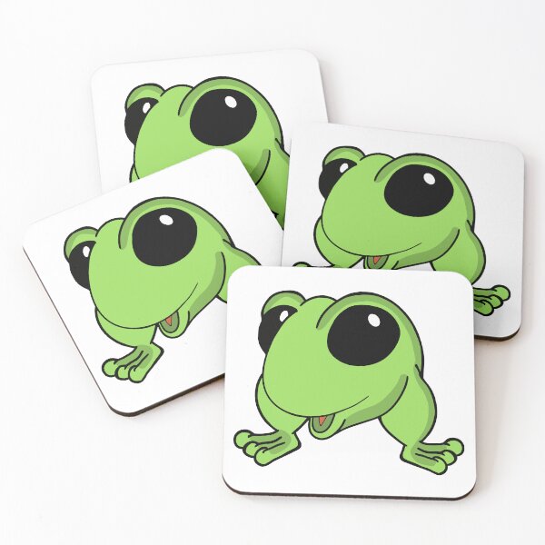 Item preview, Lime Frog Cartoon Cheer designed and sold by shopdiego.