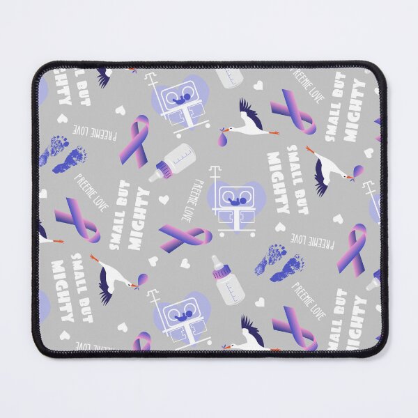Item preview, Preemie Awareness gray-purple ribbon designed and sold by kobyakov.