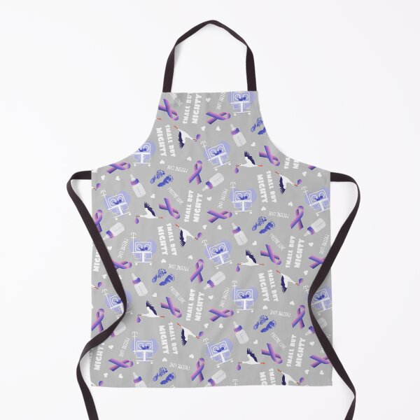 Item preview, Preemie Awareness gray-purple ribbon designed and sold by kobyakov.
