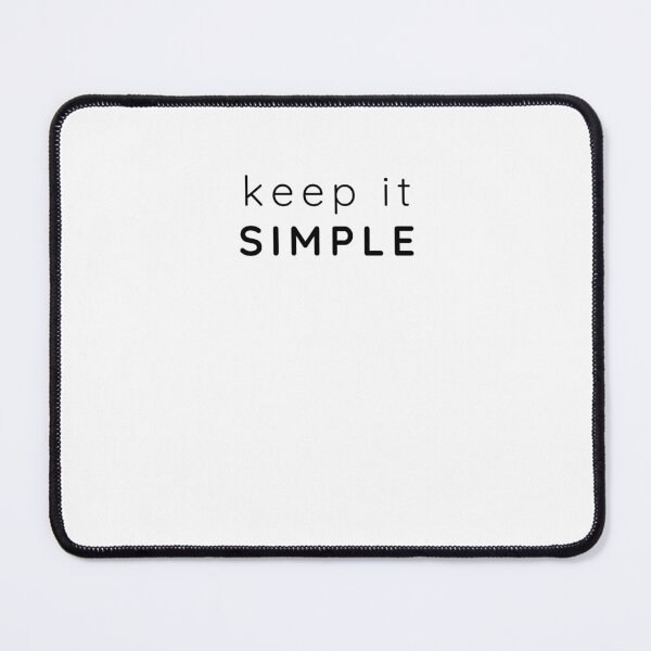 Item preview, Keep It Simple – Minimal Motivational Quote designed and sold by Stillpath Co..