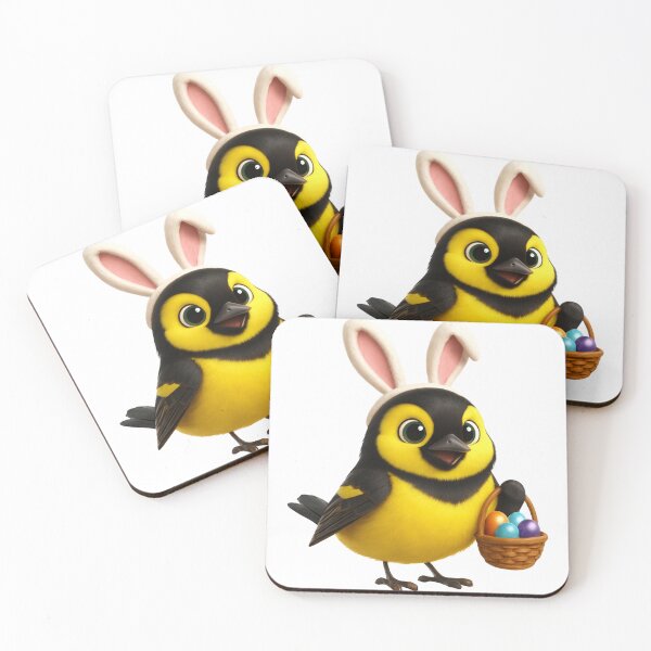Item preview, Easter Hooded Warbler designed and sold by Sillytoe.