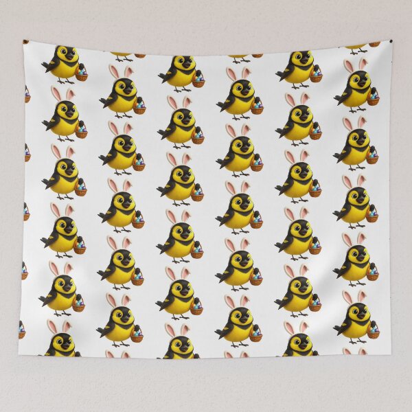 Item preview, Easter Hooded Warbler designed and sold by Sillytoe.